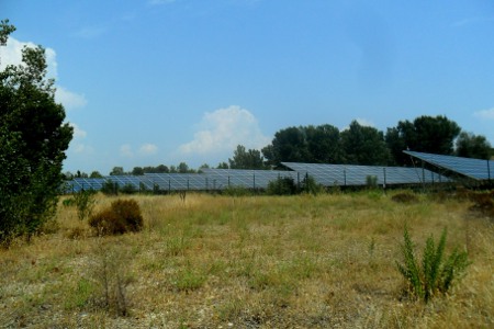 Solairedirect inaugure le parc solaire d'Istres