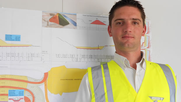 Perrier TP : pelle guidée, chantier maîtrisé 