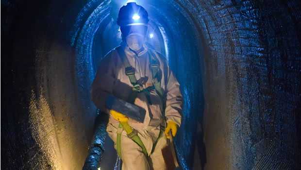 ACO : Béton polymère pour meulière soixantenaire 