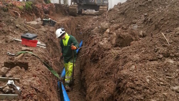 Une adduction en pente raide