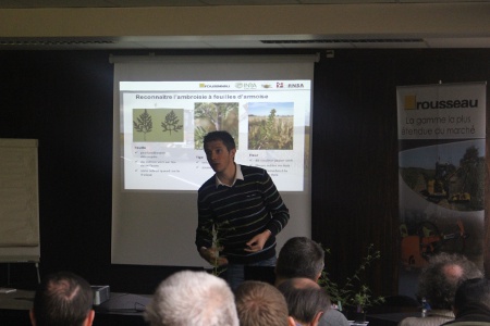 Rousseau engage la lutte contre l'ambroisie