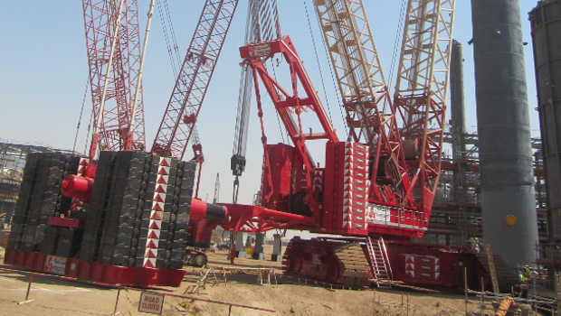 Une grue Terex se distingue en Arabie Saoudite