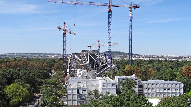 Fondation Louis Vuitton : un chantier  high-tech 