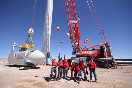 Terex prend l'air au Chili