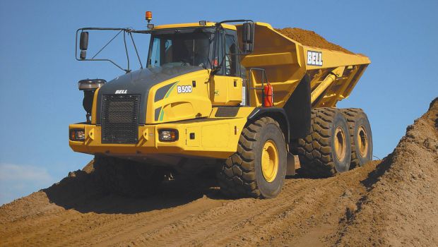 Tombereaux articulés : développement des gros tonnages 