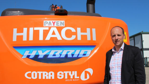 Cotra Styl, Groupe Noblet, investit dans la 1ère pelle hybride Hitachi