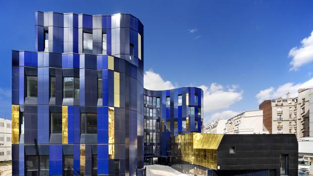 Harmonie de céramique pour le nouveau conservatoire du 12è arrondissement de Paris