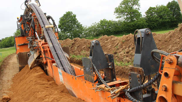 Ille-et-Vilaine : Marais intervient en pose mécanisée de fourreaux électriques