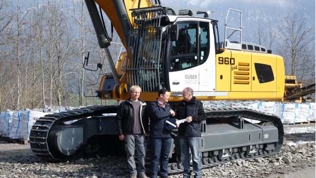 Suisse : Liebherr participe à l’extraction du grès quartzeux