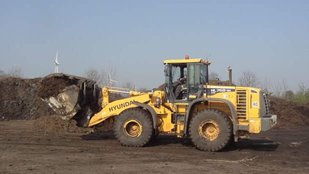 Une chargeuse Hyundai en Loire-Atlantique