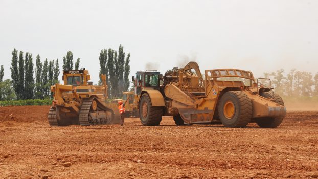 Le CNM, un chantier de terrassement qui mobilise 360 engins