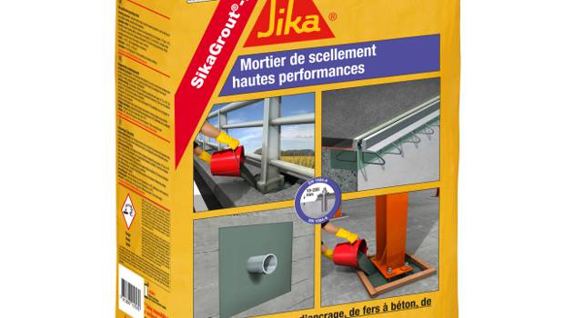 Sika lance le premier mortier de scellement à faible impact environnemental