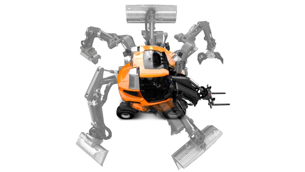 Salonvert 2014 : un tracteur porte-outils aux rotations à 360°