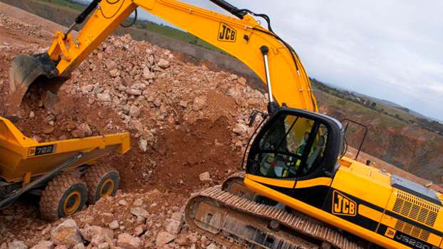 Hillhead 2014 : JCB présente une pelle automatisée