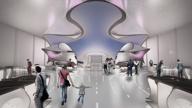 Londres : quand Zaha Hadid se met aux mathématiques