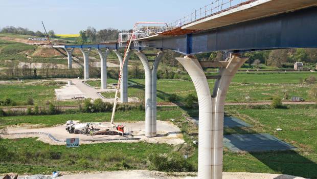 Cemex structure le viaduc de la Scie