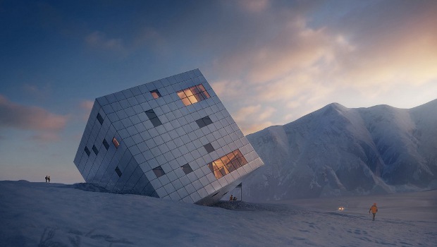 Slovaquie : une auberge de montagne au design insolite