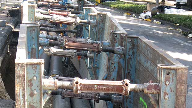 Caisson de blindage pour le chauffage de Dijon