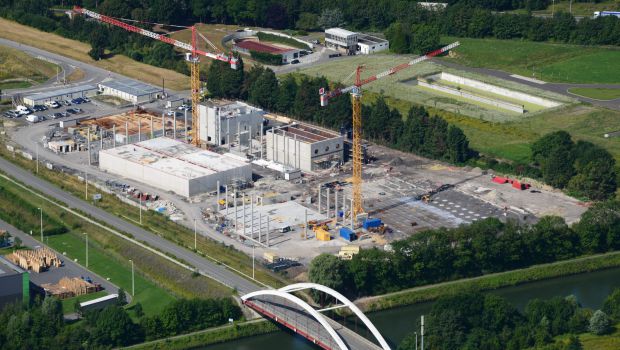 Un chantier complexe où le process s’intègre à la construction 