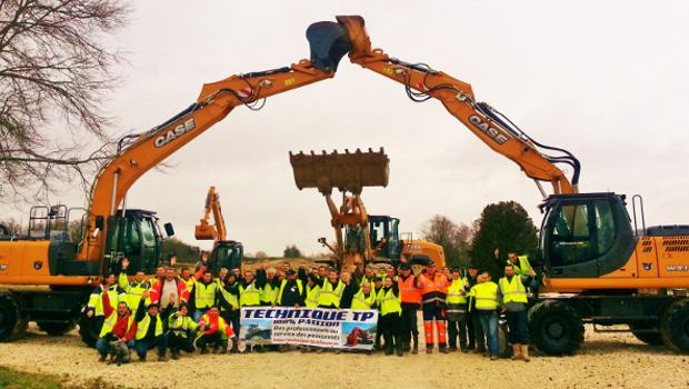 Paris : Case bichonne les passionnés des engins de TP