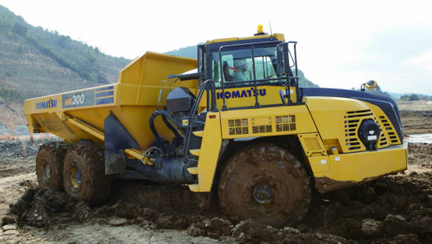 Le tombereau articulé HM300-5 : à l’heure d’Intermat