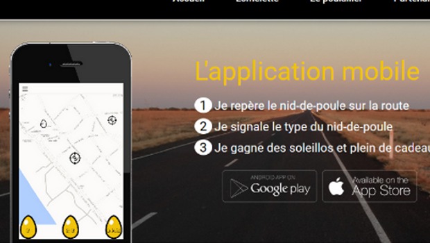 Nids-de-poule : l'appli mobile pour les signaler !