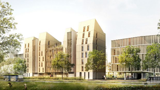 Bois : un immeuble grande hauteur à Strasbourg !