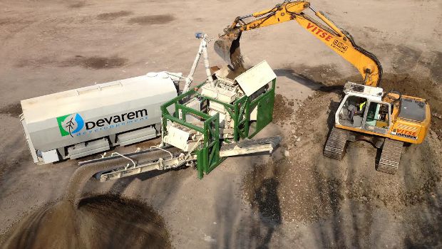 Le traitement chaux breveté Devarem 50 sur Intermat