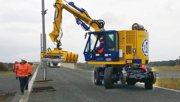 Geismar propose une pelle 100 % ferroviaire