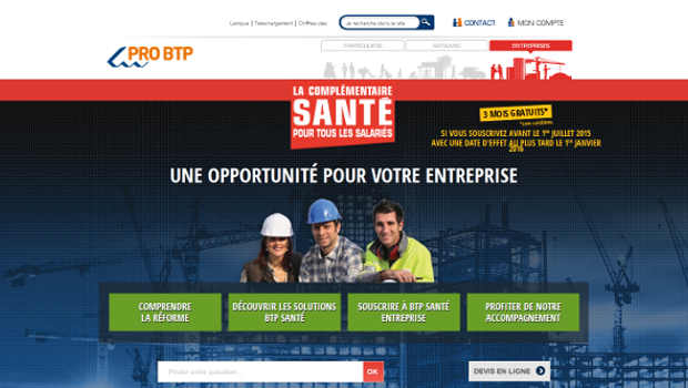 Pro BTP se penche sur la complémentaire santé