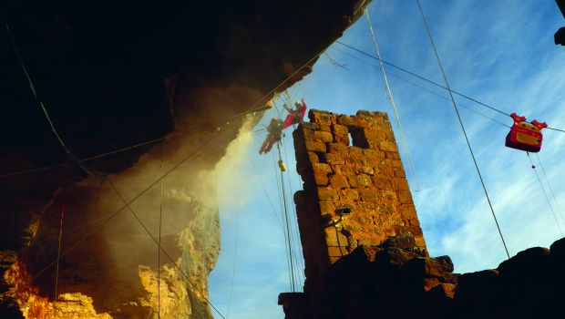 Sécurisation de haute voltige à La Roque-Gageac 