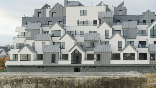Méli-mélo de zinc et béton à Saint-Malo