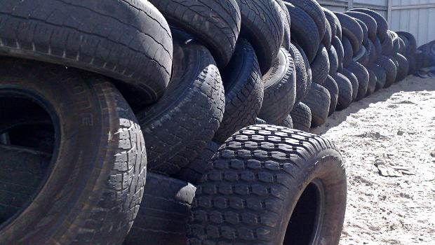Les pneus usagés au service des TP