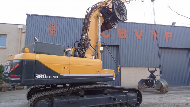 Grâce à CBVTP, la pelle 380LC-9A Hyundai se métamorphose 
