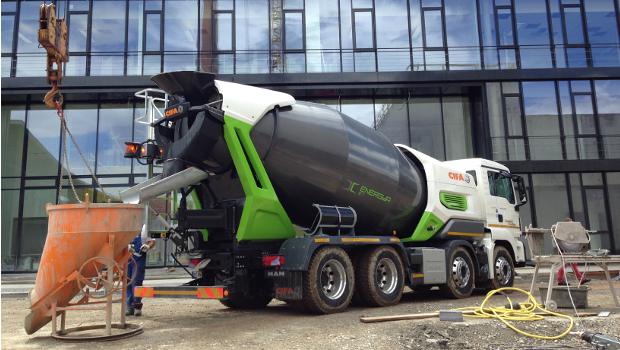 Cifa : une bétonnière Energya E9 à Paris