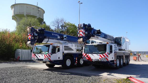 Deux grues Terex débarquent en République Tchèque