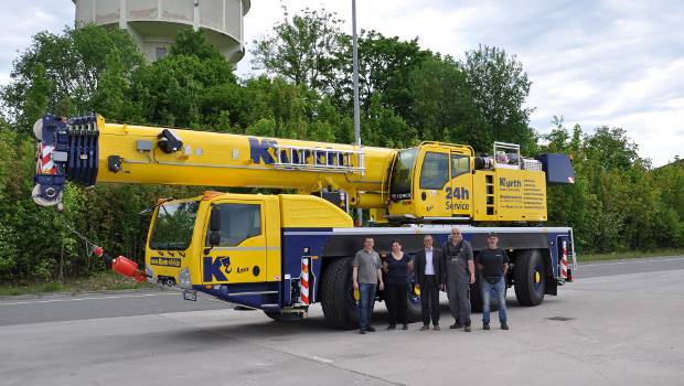 Une grue Terex livrée à Autokrane Kurth