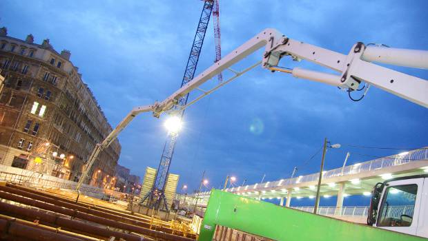 Le pompage du béton en progression