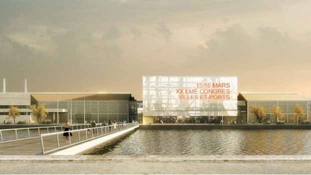 Spie batignolles réalise le Palais des Congrès du Havre