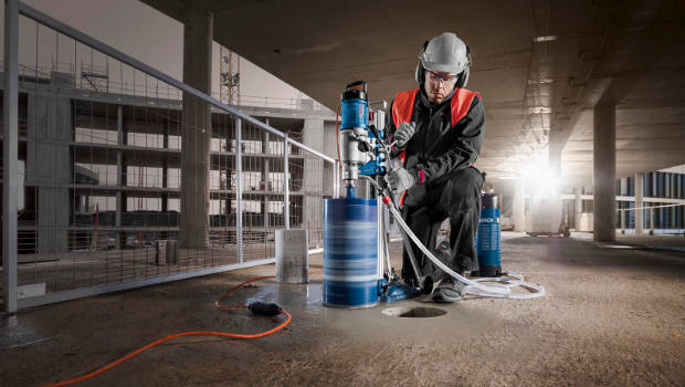 Béton : Bosch investit le forage au diamant