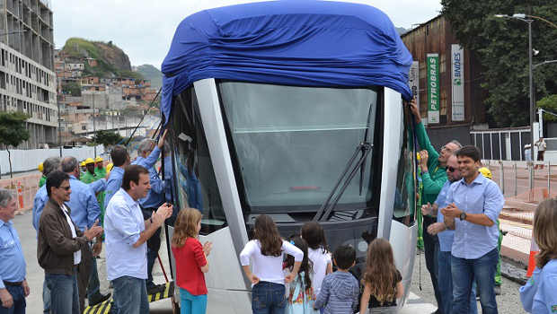 Alstom a livré le 1er tramway Citadis à Rio de Janeiro