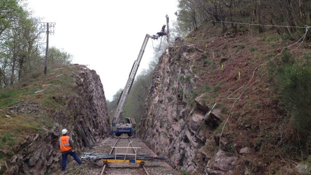 GTS : protection de parois rocheuses en Pays basque