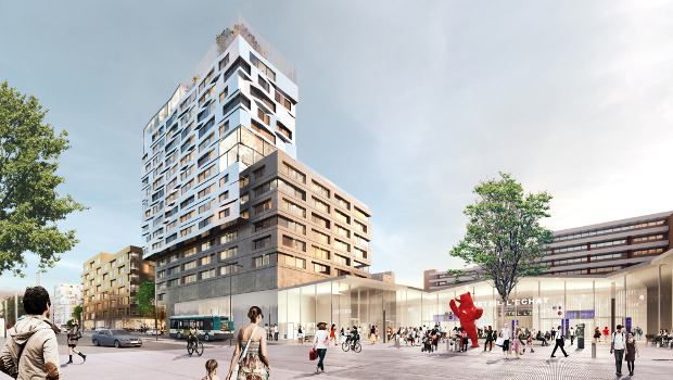 Gare de Créteil : les premiers logements du Grand Paris Express se profilent