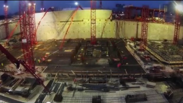 Paris : 3 500 m3 de béton coulés sur le TGI en une journée !