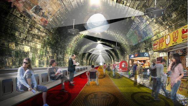 INSOLITE - Des tapis roulants dans le métro de Londres