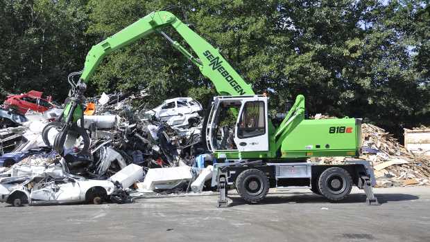 Teramat livre une deuxième pelle de manutention Sennebogen 
