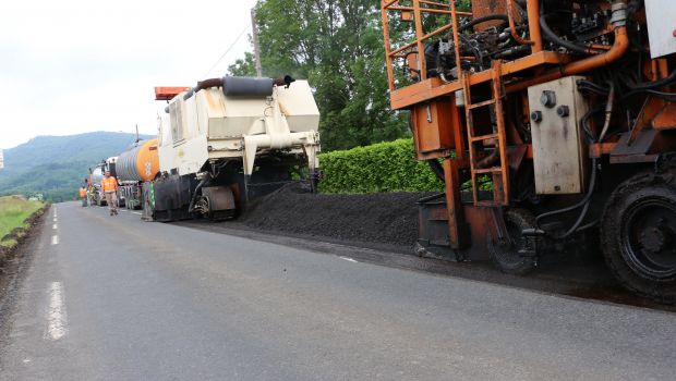 Retraitement routier en Ariège 