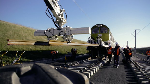 A Chambray-lès-Tours, la LGV est en approche