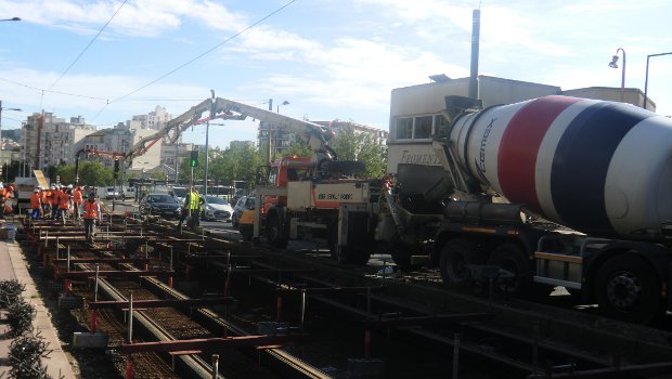 Saint-Etienne : Cemex sur les traces du tramway