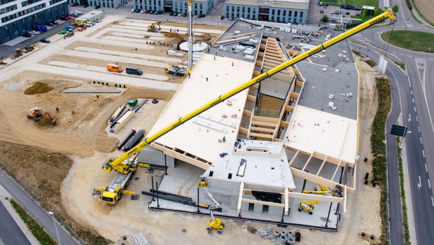 Terex coiffe un supermarché en Allemagne